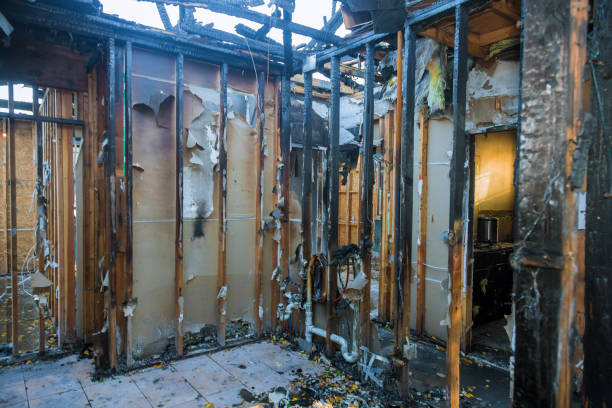 Professional Fire Damage Removal technician working in Rheems, PA